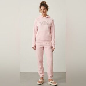 The North Face Pale Pink Logo Pullover Hoodie